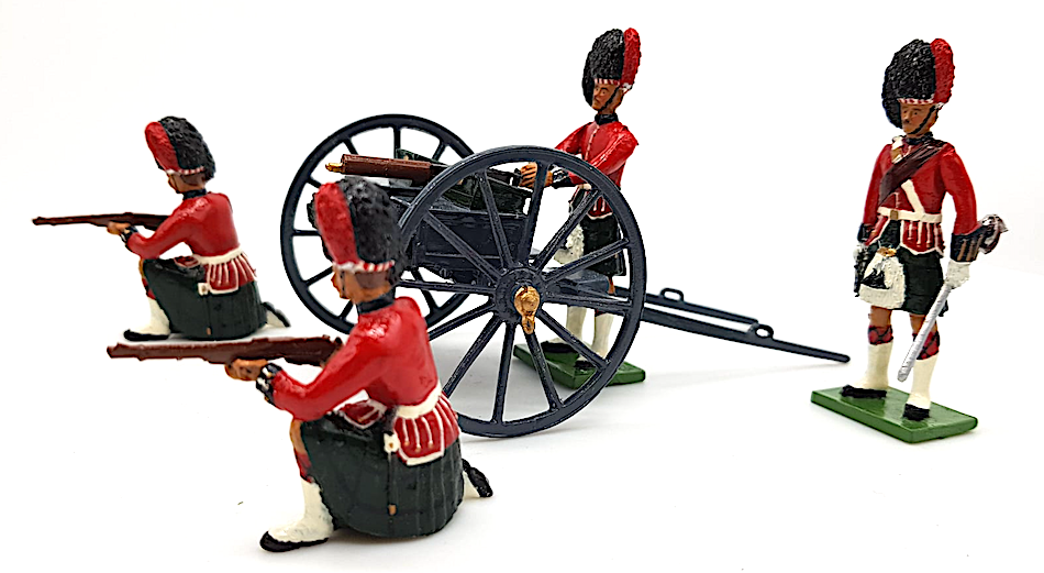 TOY SOLDIERS VICTORIAN BRITISH FORT HENRY GUARDS ARTILLERY OFFICER 54 MM